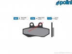 Front sintered brake pads (77x42x7.5mm) - Polini