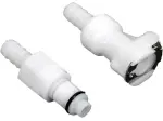 Fuel Line Quick-Disconnect Coupling - Black, White - P12038
