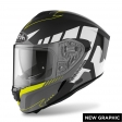 Full-Face Helmet Airoh Spark Rise Matte Black::Size - XL