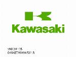GASKET,10X14.5X1.5 - 110091105 - Kawasaki