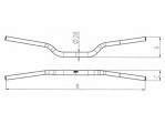 Ghidon (28mm) aluminiu KTM 105 SX ('04-'06) / 125 EXC / 125 EXC Six Days / 250 EXC / 250 EXC Six Days ('02-'17) - KTM