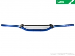 Ghidon aluminiu albastru cu traversa Enduro/Cross - Offroad Low - diametru 22mm si lungime 805mm - Lucas TRW