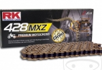 Goldene Standardkette GB 428 MXZ1 / 132 - Hyosung XRX 125 AC Enduro RX125 / KSR-Moto TR 125 SM CBS / TR 125 SM ie / RM 125 - RK