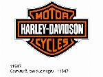 Gommino, gomma nera - 11547 - Harley-Davidson