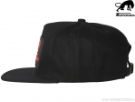 Gorra casual Furygan Patch Black-Red (negro-rojo) - Furygan