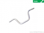 Guidão de aço cromado Apehanger com diâmetro de 25,4 mm e comprimento de 920 mm com espaço para passagem de cabos - Lucas TR