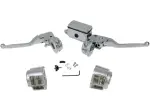 Handlebar Control Kit w/o Switches - Chrome - 06100501