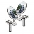 Handlebar End Mirrors (Silver) - Oxford