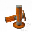 Handlebar grips set 801 orange gray Progrip D: 22 mm L: 115 mm closed - JM