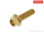 Hatlapos csavar Pro Bolt M6 x 1.00 x 20 mm inox A4 arany - JM
