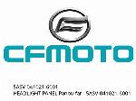 HEADLIGHT PANEL	Koplamp paneel - 5ASV-041021-6001 - CFMOTO
