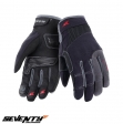 Herren Motorradhandschuhe Urban Summer Seventy Modell SD-C48 Schwarz/Grau - Touchscreen-Finger