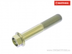 Hexagonal Cap Screw Pro Bolt M10 x 1.25 x 55 mm Titanium Gold - JM