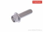 Hexagonal Cap Screw Pro Bolt M5 x 0.8 x 16 mm Stainless Steel A4 Silver - JM