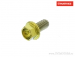 Hexagonal Cap Screw Pro Bolt M5 x 0.80 x 10 mm Gold Titanium - JM