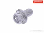 Hexagonal Cap Screw Pro Bolt M6 x 1.00 x 10 mm Aluminum Racing Silver - JM