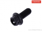Hexagonal Cap Screw Pro Bolt M6 x 1.00 x 15 mm Aluminum Racing Black - JM
