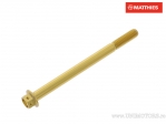 Hexagonal Cap Screw Pro Bolt M6 x 1.00 x 80 mm Aluminum Racing Gold - JM