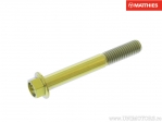 Hexagonal Cap Screw Pro Bolt M8 x 1.25 x 60 mm Gold Titanium - JM