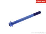 Hexagonal Cap Screw Pro Bolt M8 x 1.25 x 85 mm Blue Titanium - JM
