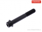 Hexagonal Dual Pro Bolt Screw M10 x 1.25 x 65 mm Titanium Racing Black - JM