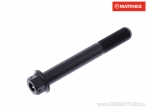 Hexagonal Dual Pro Bolt Screw M10 x 1.25 x 75 mm Titanium Racing Black - JM