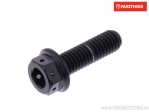 Hexagonal Dual Pro Bolt Screw M6 x 1.00 x 20 mm Titanium Racing Black - JM