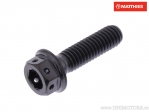 Hexagonal Dual Pro Bolt Screw M6 x 1.00 x 22 mm Titanium Racing Black - JM