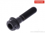 Hexagonal Dual Pro Bolt Screw M6 x 1.00 x 25 mm Titanium Racing Black - JM
