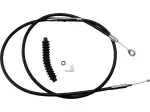 High-Efficiency Black Vinyl Clutch Cable - Black - +51 mm (2") - 06521436