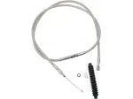 High-Efficiency Braided Stainless Steel Clutch Cable - Chrome - Standard - 06521481