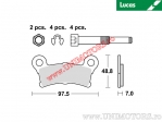 Hintere Bremsbeläge - MCB864SH Sintered SH - Lucas TRW