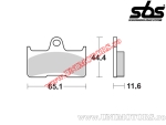 Hintere Bremsbeläge - SBS 799SI (metallisch / gesintert) - (SBS)