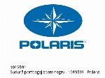 Hintere Gepäckträger-Schweißung schwarz - 1019591 - Polaris