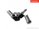 Hub with keys (kit 2 locks) - Gilera Storm 50 / Piaggio Free 25 / Free 50 / NRG 50 AC DT mc2 Extreme / NRG 50 LC DT mc2 - JM
