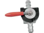 Inline-Kraftstoffventil - Schwarz, Silber, Rot - P12035