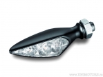 Intermitente LED Micro Rhombus S Extreme BLACK con cristal blanco FD / SS - Kellermann