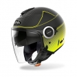 Jet helmet (open-face) Helios Map matte yellow: Size - MS