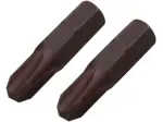 JIS Cross-Head Hex-Drive Bits - Black - 38500288
