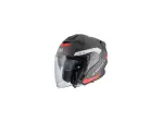 JT5 Κράνος Carbon MA - Γκρι, Κόκκινο, Λευκό - Ενήλικας - M - 01043446