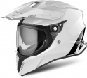 Kask integralny (full-face) Commander błyszczący biały: Rozmiar - S