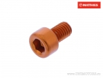 Kerek csavar Pro Bolt M5 x 0.80 x 8 mm alumínium narancssárga - JM