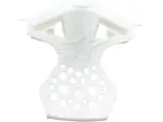 Kinnventilatieframe voor helm Supertech M8/Supertech M10 - Glanzend wit - Volwassene - XS/S - 01331194
