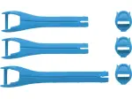 Kit de correa para botas Blitz XR - Azul - Adulto - 34301038