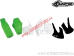 Kit de plástico (blanco / verde / negro) - Kawasaki KX 85 ('10) - UFO