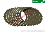 Kit de plaques d'embrayage (textolite) - Harley Davidson FLHR / FLHS / FLHTC / FLSTC / FLSTF / FLT / FXD / FXR / FXRS / FXSTC - 