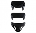 Kit de ventilation pour casque modulaire (flip-up) MT Atom SV - couleur: noir brillant