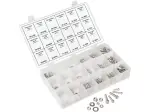 Kit di hardware metrico da 180 pezzi - Argento - MP331100
