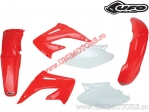Kit plastice (alb / rosu) - Honda CR 125 R / CR 250 R ('05-'07) - UFO