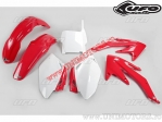 Kit plastice (alb / rosu) - Honda CRF 450 R ('05-'06) - UFO